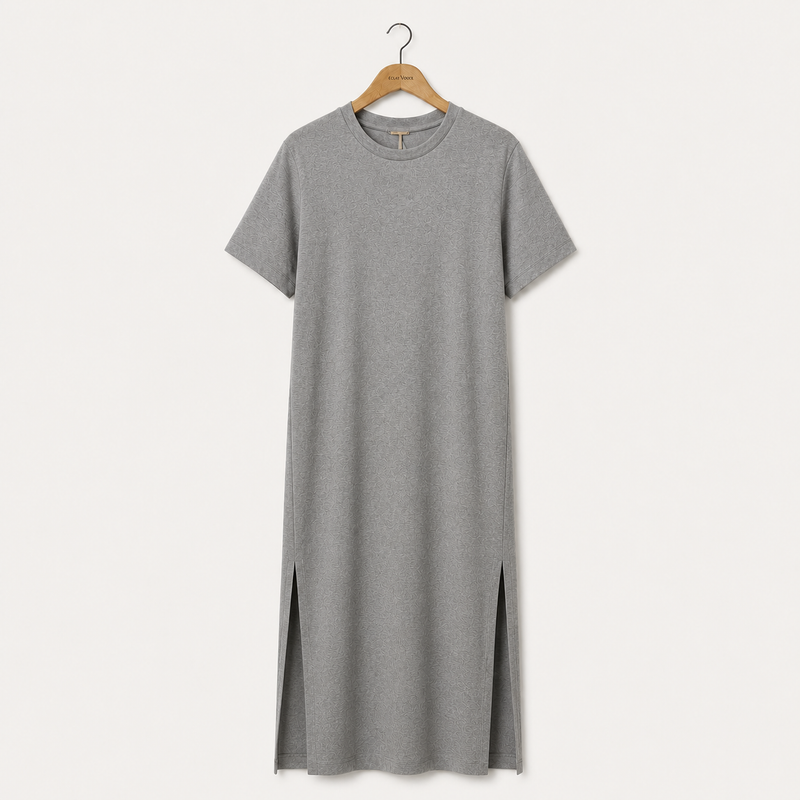 Frenkie - Robe Tee-shirt V2 gris moyen