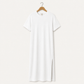 Robe T-shirt Fente Latérale