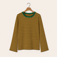 T-shirt Rayé Manches Longues
