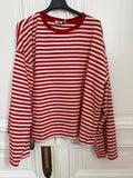 T-shirt Rayé Manches Longues