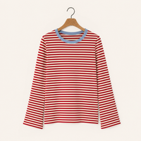 T-shirt Rayé Manches Longues