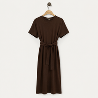 Robe T-shirt Fente Latérale