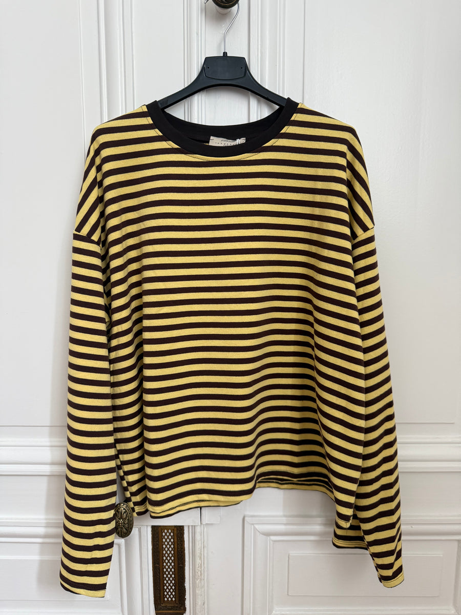 T-shirt Rayé Manches Longues