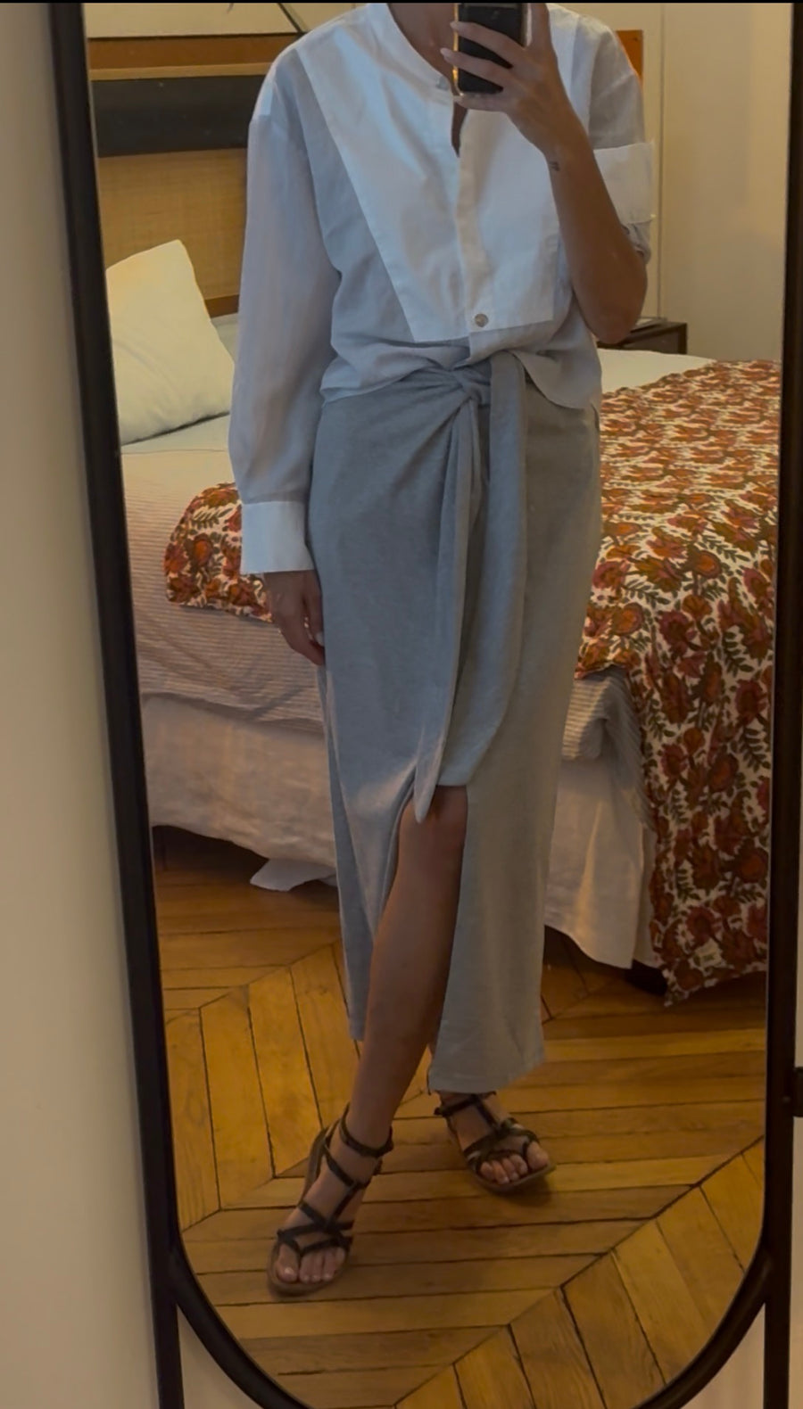 Jupe paréo jersey de coton