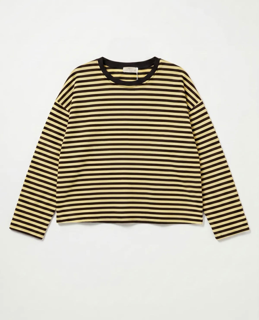 T-shirt Rayé Manches Longues