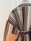 veste kimono rayée